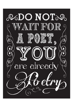 Framed You Are Poetry 2 Print