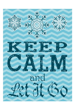 Framed Let It Go Print