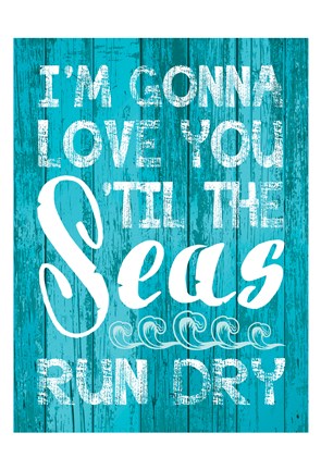 Framed Coastal Love 03 Print