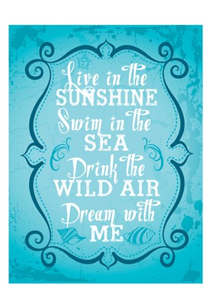 Framed Coastal Love 05 Print