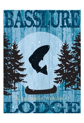 Framed Lodge Inn Print