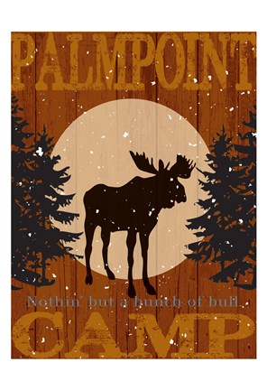 Framed Cabin Camp Print