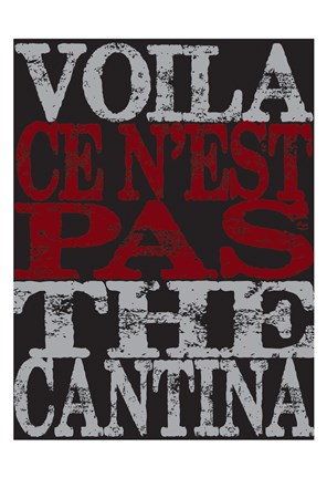 Framed Oui Oui Typography 05 Print