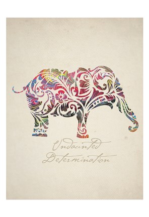 Framed Elephant Set 01 Print