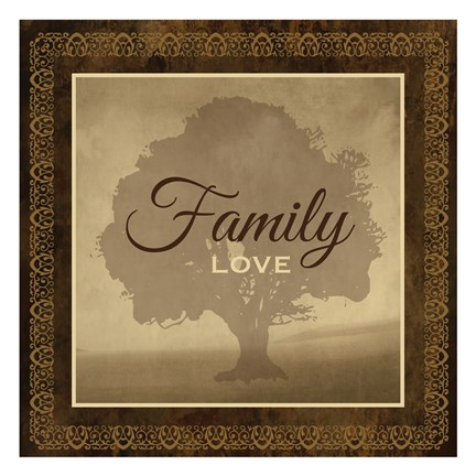 Framed Family Print