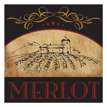 Framed Vinyard Wine 1 Print