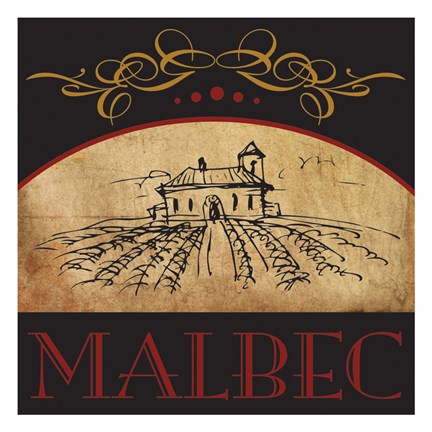 Framed Vinyard Wine 2 Print