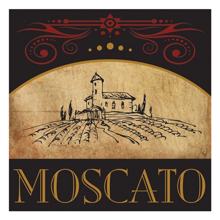 Framed Vinyard Wine 3 Print