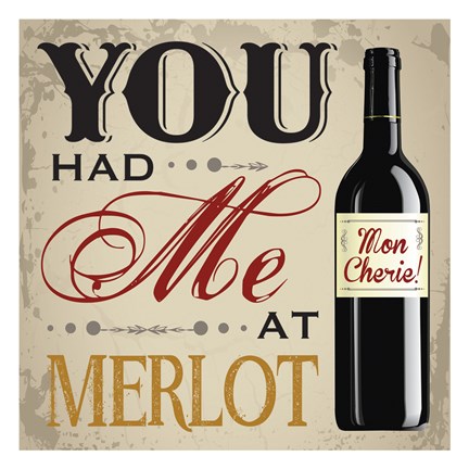 Framed Wine &amp; You 2 Print