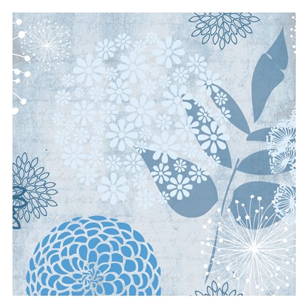 Framed Transitional Floral 2 Print