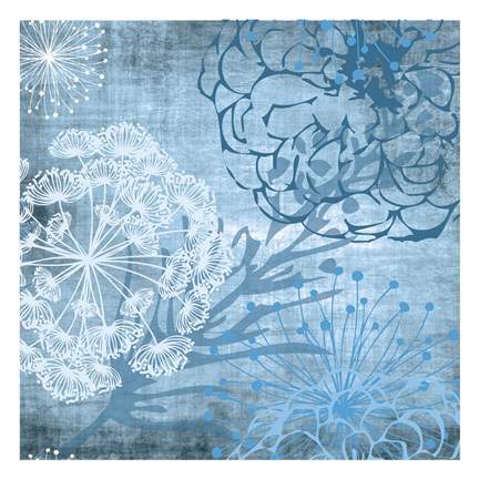 Framed Transitional Floral 6 Print