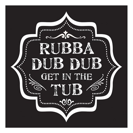 Framed Bath Chalk 10 Print