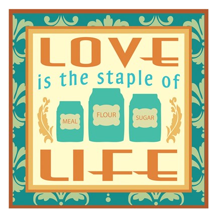 Framed Vintage Kitchen Print