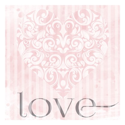 Framed Paris Love English 01 Print