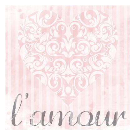 Framed Paris Love 01 Print