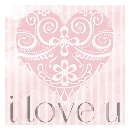 Framed Paris Love English 02 Print