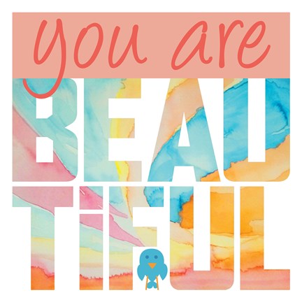 Framed Watercolor Stack-05 Print