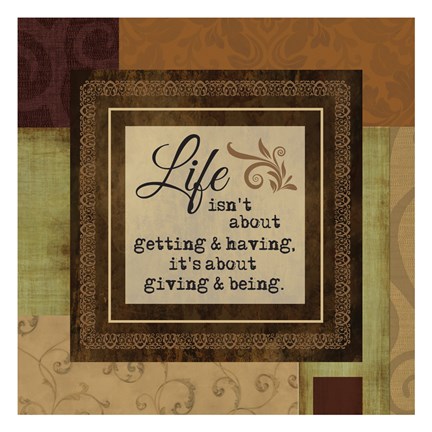 Framed Inspiration Block 07 Print