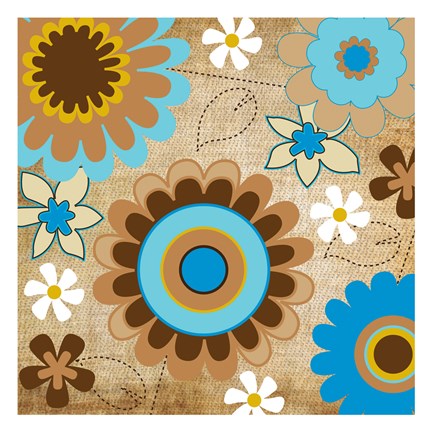 Framed Flower Fields 06 Print