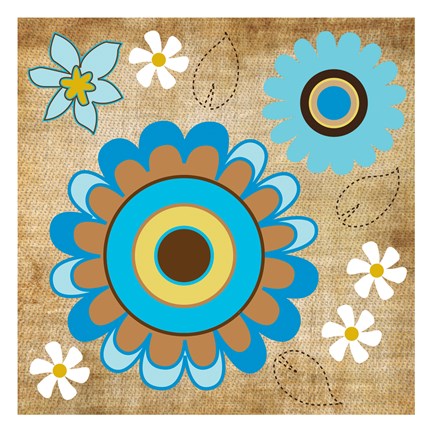 Framed Flower Fields 13 Print