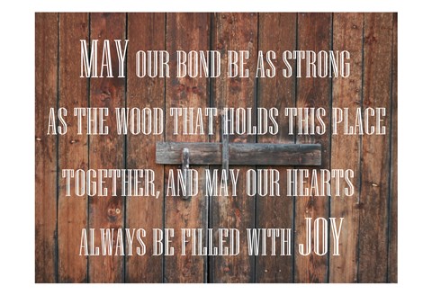 Framed Lodge Prayer Print