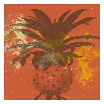 Framed Orange Pine Print