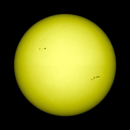 Framed Full view of the Sun Print