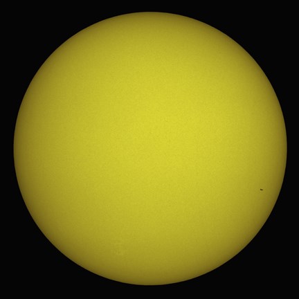 Framed Space Shuttle Atlantis is Seen in Silhouette against the Sun Print