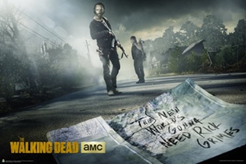Framed Walking Dead - Season-5 Print
