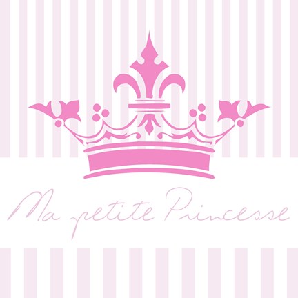 Framed Ma Petite Princesse Print