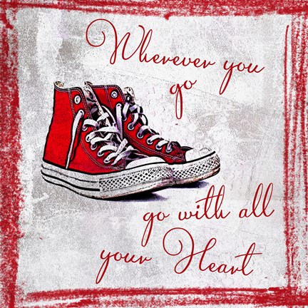 Framed Wherever You Go Print