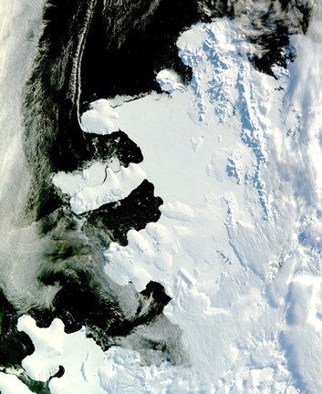 Framed Wilkins Sound, Antarctica Print