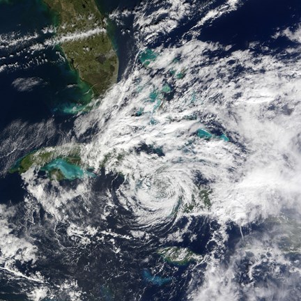 Framed Hurricane Paloma Print