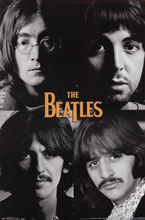 Framed Beatles - Grid Print