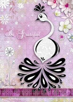 Framed Be Grateful Print