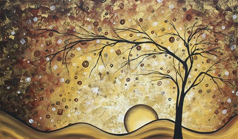 Framed Golden Rhapsody Print