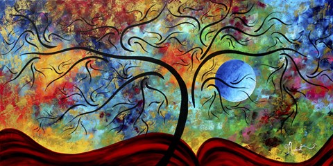 Framed Blue Moon Rising Print