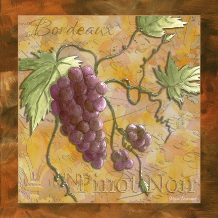 Framed Wine 11 Print