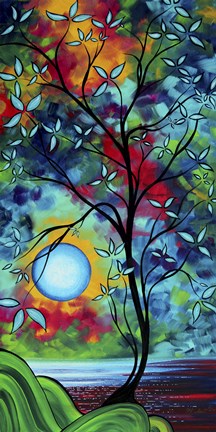 Framed Under The Light Of The Blue Moon I Print