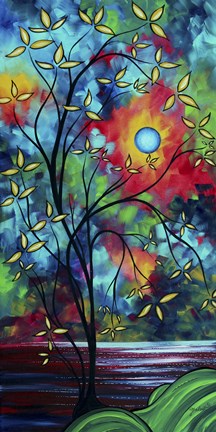 Framed Under The Light Of The Blue Moon II Print