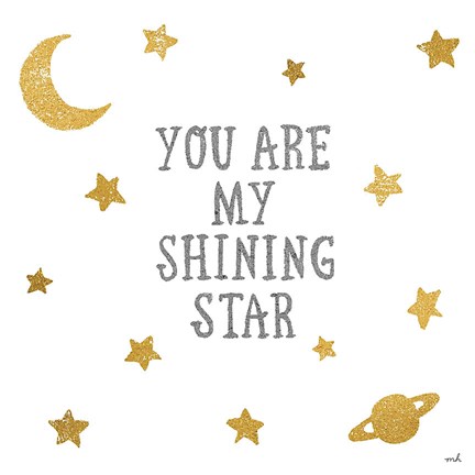 Framed Shining Star Print