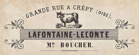 Framed Animal Bill of Sales II Print