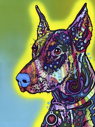 Framed Doberman Print