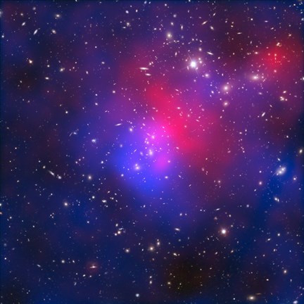 Framed Pandora&#39;s Cluster - Abell 2744 Print