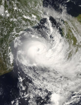 Framed Tropical Cyclone Jokwe in the Mozambique Channel Print