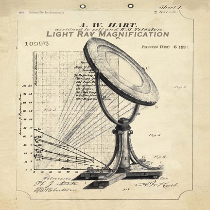 Framed Industrial Design II Print