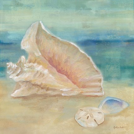 Framed Horizon Shells III Print
