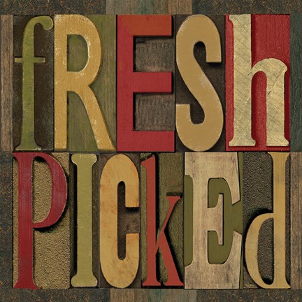 Framed Printers Block Farm To Table III Print