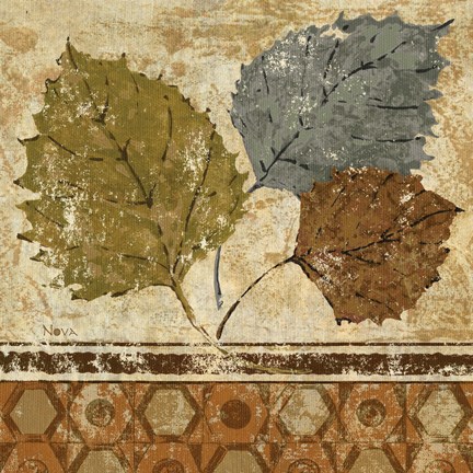 Framed Golden Autumn I Print