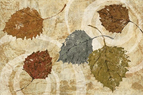 Framed Golden Autumn Landscape Print